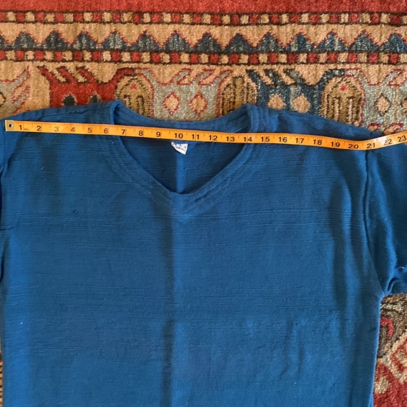 Teal Cotton Pullover Men’s Med/Large - Picture 5 of 5